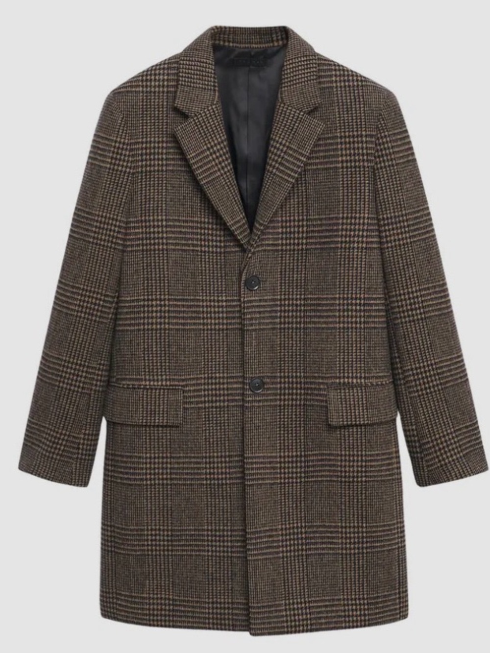 Mango Brown Glen Plaid Sport Coat